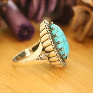 COPY - natural Turquoise Sterling Silver Hurrem Sultan